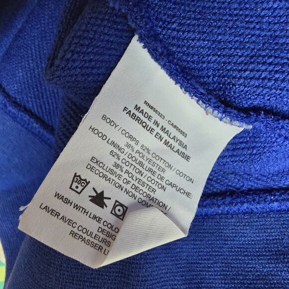 Jordan Mens Large Multicolor Graphic Hoodie Jumpman Retro 90s Style Pullover - Picture 9 of 11